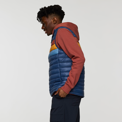 Fuego Down Vest - Men's - Deep Sea Stripes - US 8479