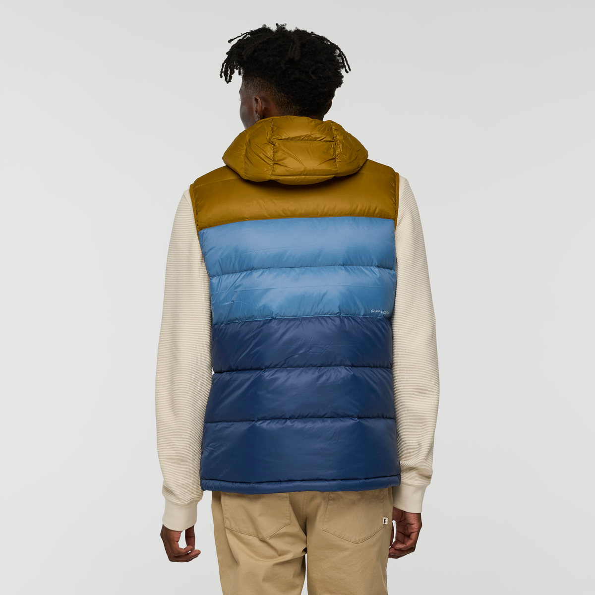 Fuego Max Down Vest - Men's - Bronze/Deep Sea - US 7491