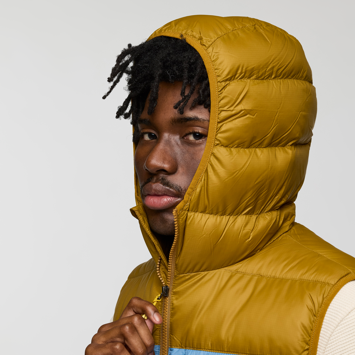 Fuego Max Down Vest - Men's - Bronze/Deep Sea - US 7491