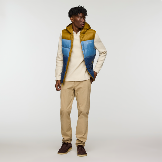 Fuego Max Down Vest - Men's - Bronze/Deep Sea - US 7491