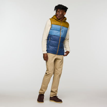 Fuego Max Down Vest - Men's - Bronze/Deep Sea - US 7491