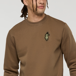 Lava Llama Crew Sweatshirt - Men's - Dune - US 2926