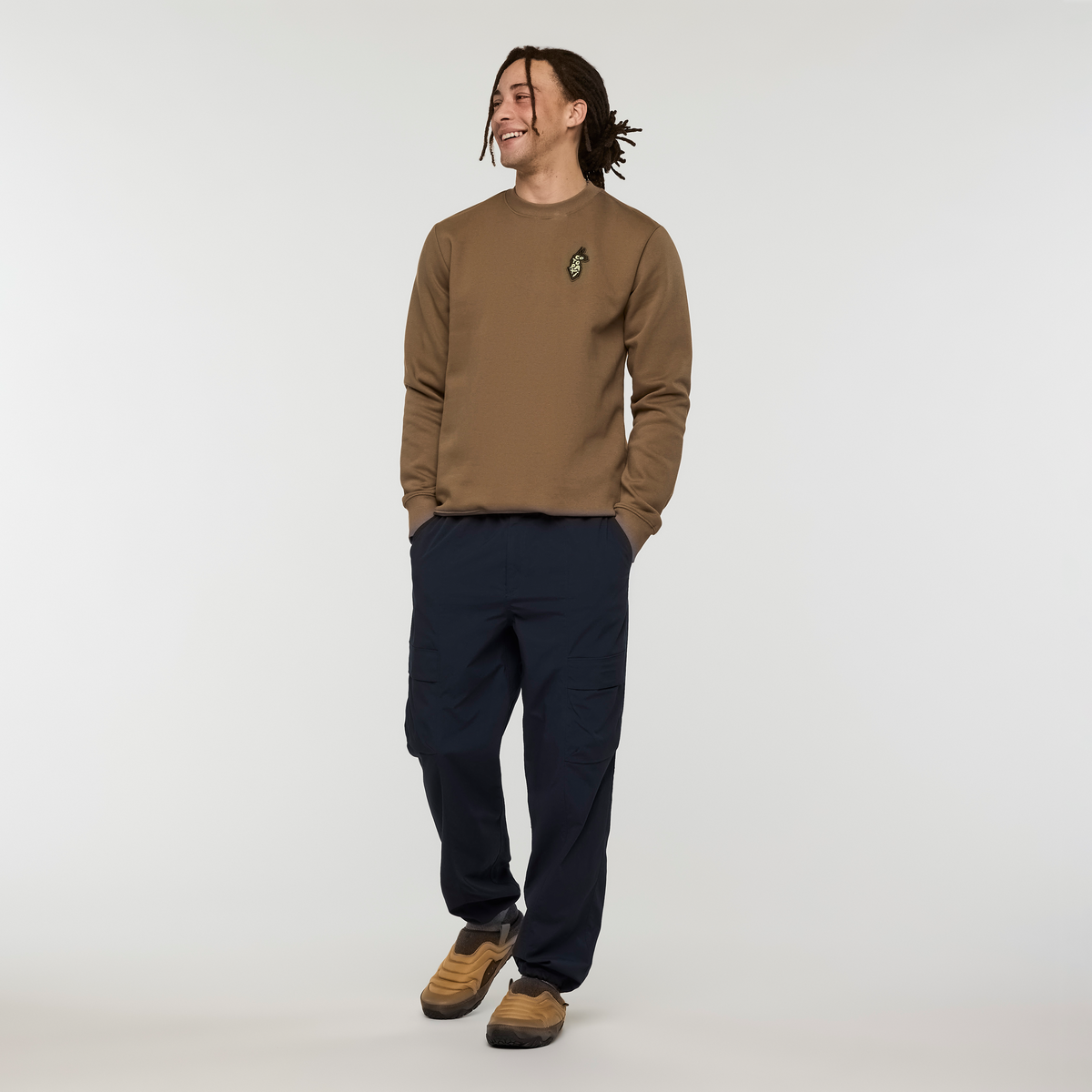 Lava Llama Crew Sweatshirt - Men's - Dune - US 2926