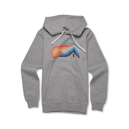 Melting Sunset Pullover Hoodie - Men's - Heather Grey - US 7939