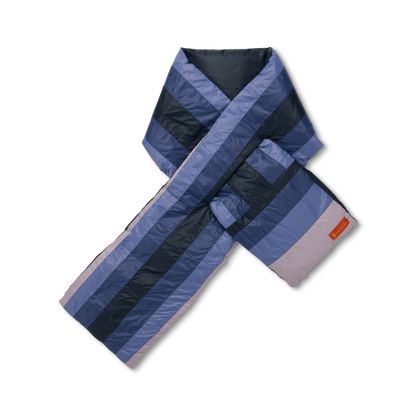 Fuego Down Scarf - Carbon Stripes - US 3944