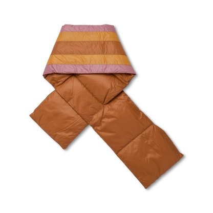 Fuego Down Scarf - Sienna Stripes - US 7135