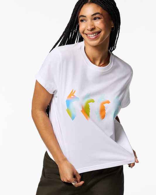 Cuatro Bitmap T-Shirt - Women's - White - US 8952