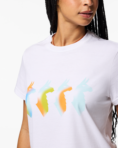 Cuatro Bitmap T-Shirt - Women's - White - US 8952