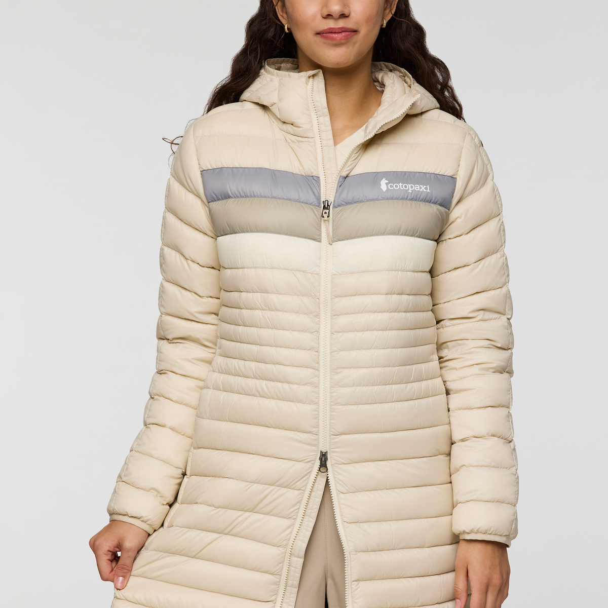 Fuego Down Parka - Women's - Cream Stripes - US 8909