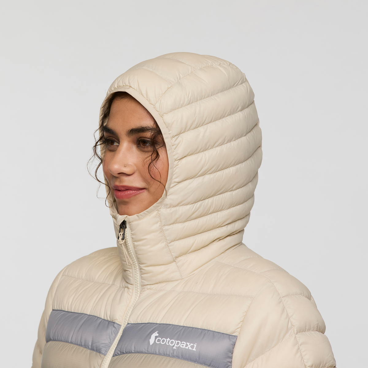 Fuego Down Parka - Women's - Cream Stripes - US 8909