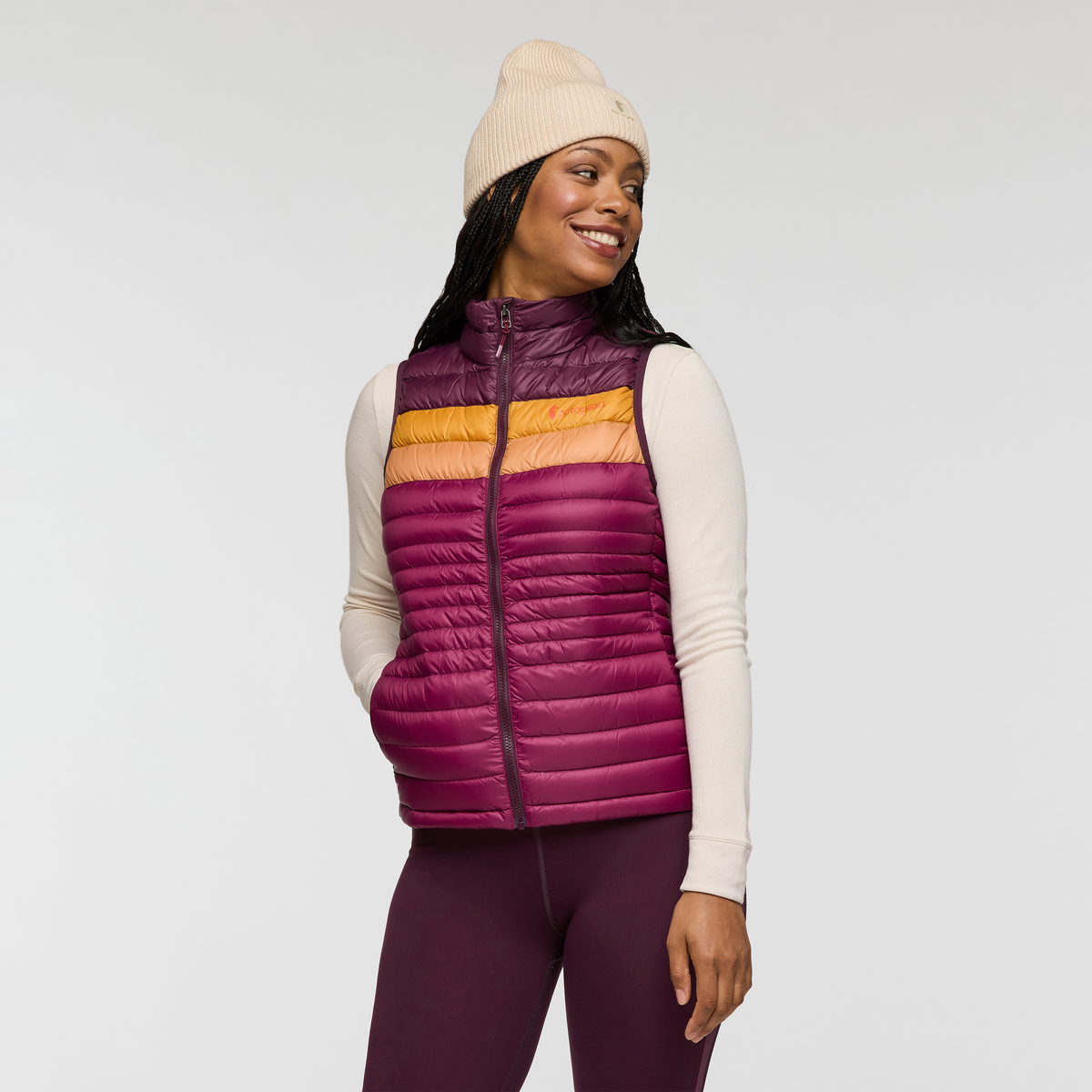Fuego Down Vest - Women's - Blackberry/Jam - US 9547