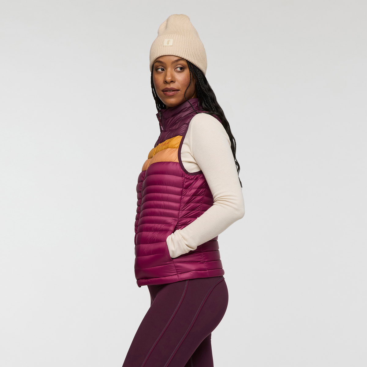 Fuego Down Vest - Women's - Blackberry/Jam - US 9547