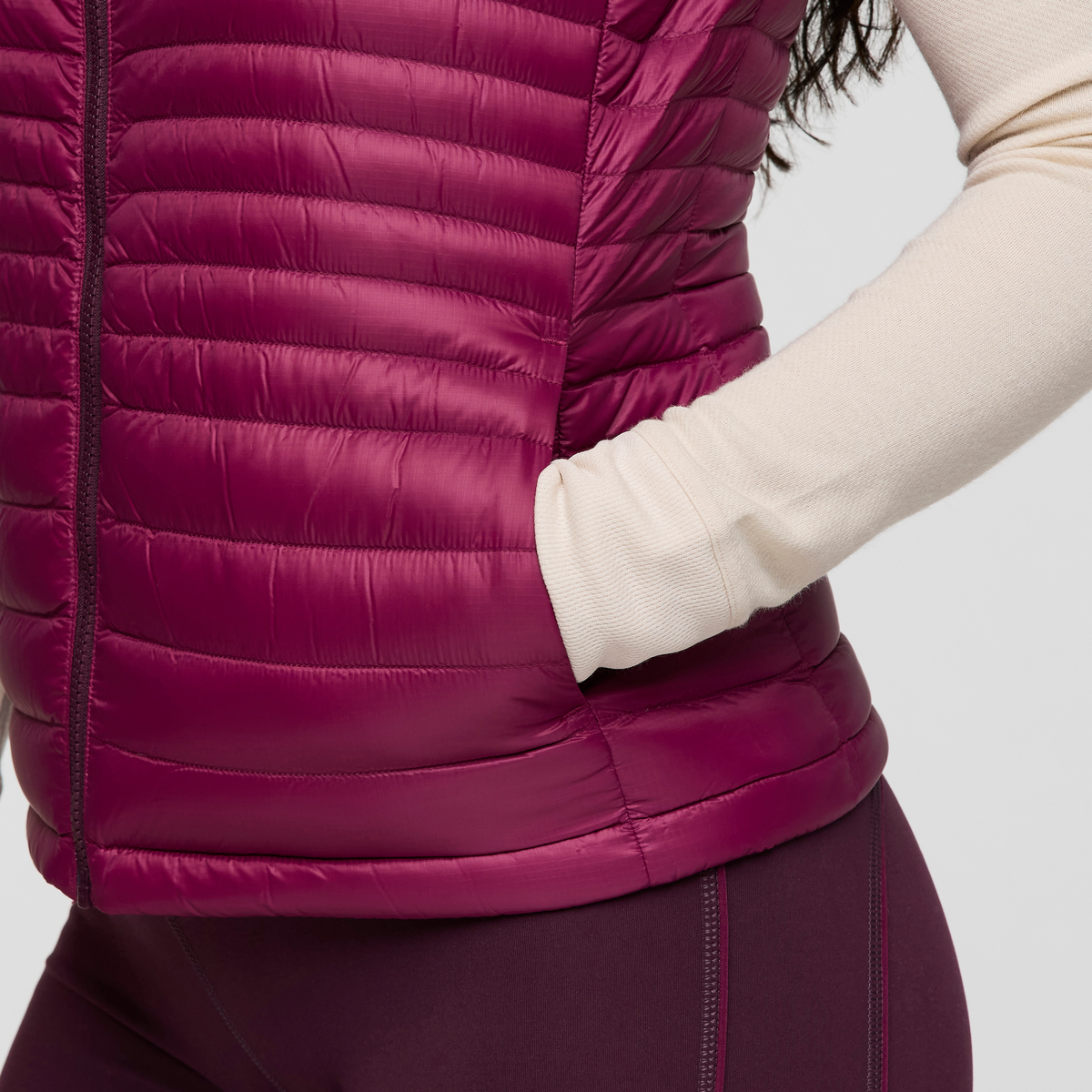 Fuego Down Vest - Women's - Blackberry/Jam - US 9547