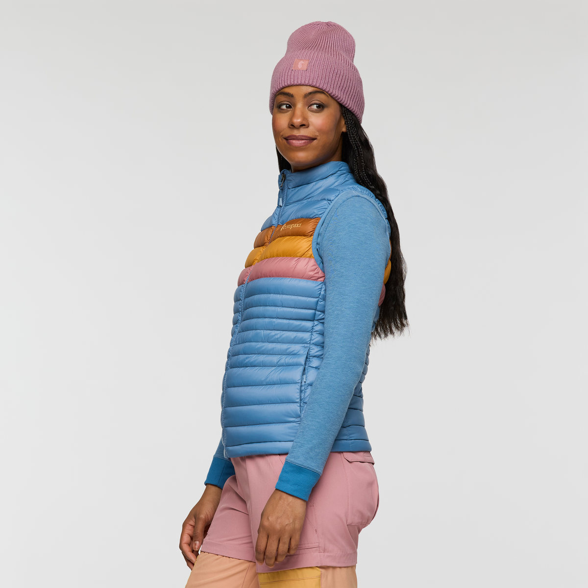 Fuego Down Vest - Women's - Fjord Stripes - US 7155