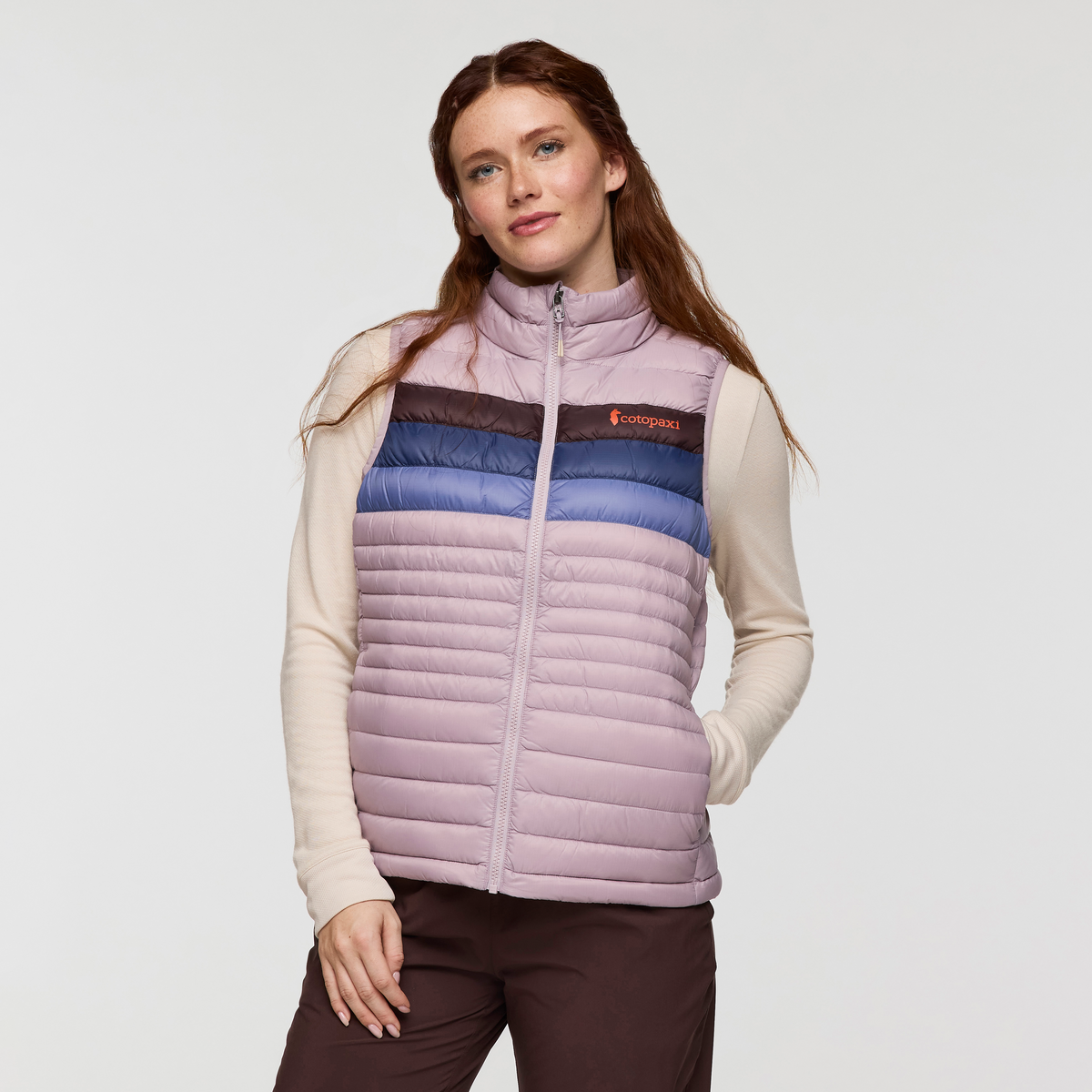 Fuego Down Vest - Women's - Quartz Stripes - US 4674