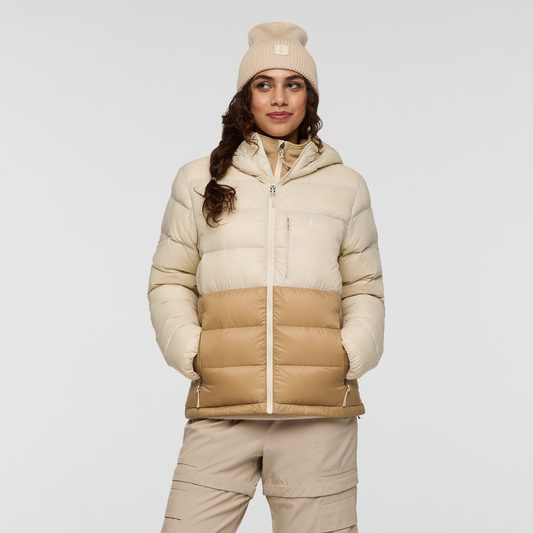 Fuego Max Down Hooded Jacket - Women's - Cream/Khaki - US 4841