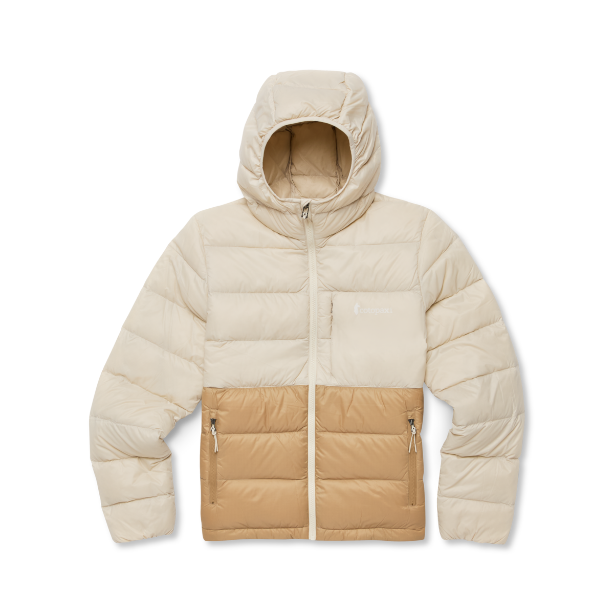 Fuego Max Down Hooded Jacket - Women's - Cream/Khaki - US 4841