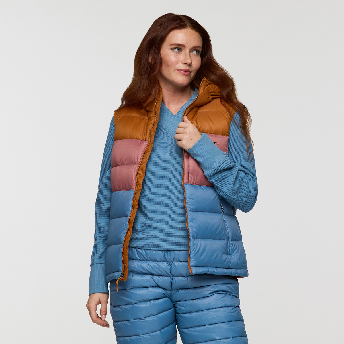 Fuego Max Down Vest - Women's - Sienna/Fjord - US 6621
