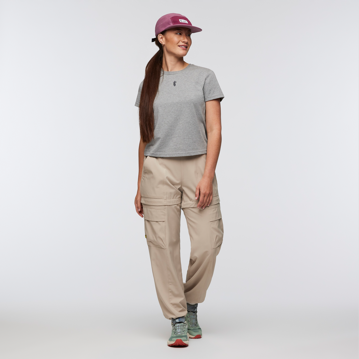 Llama Icon T-Shirt - Women's - Heather Grey - US 1415