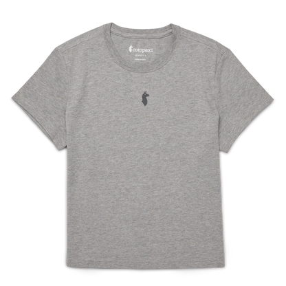 Llama Icon T-Shirt - Women's - Heather Grey - US 1415
