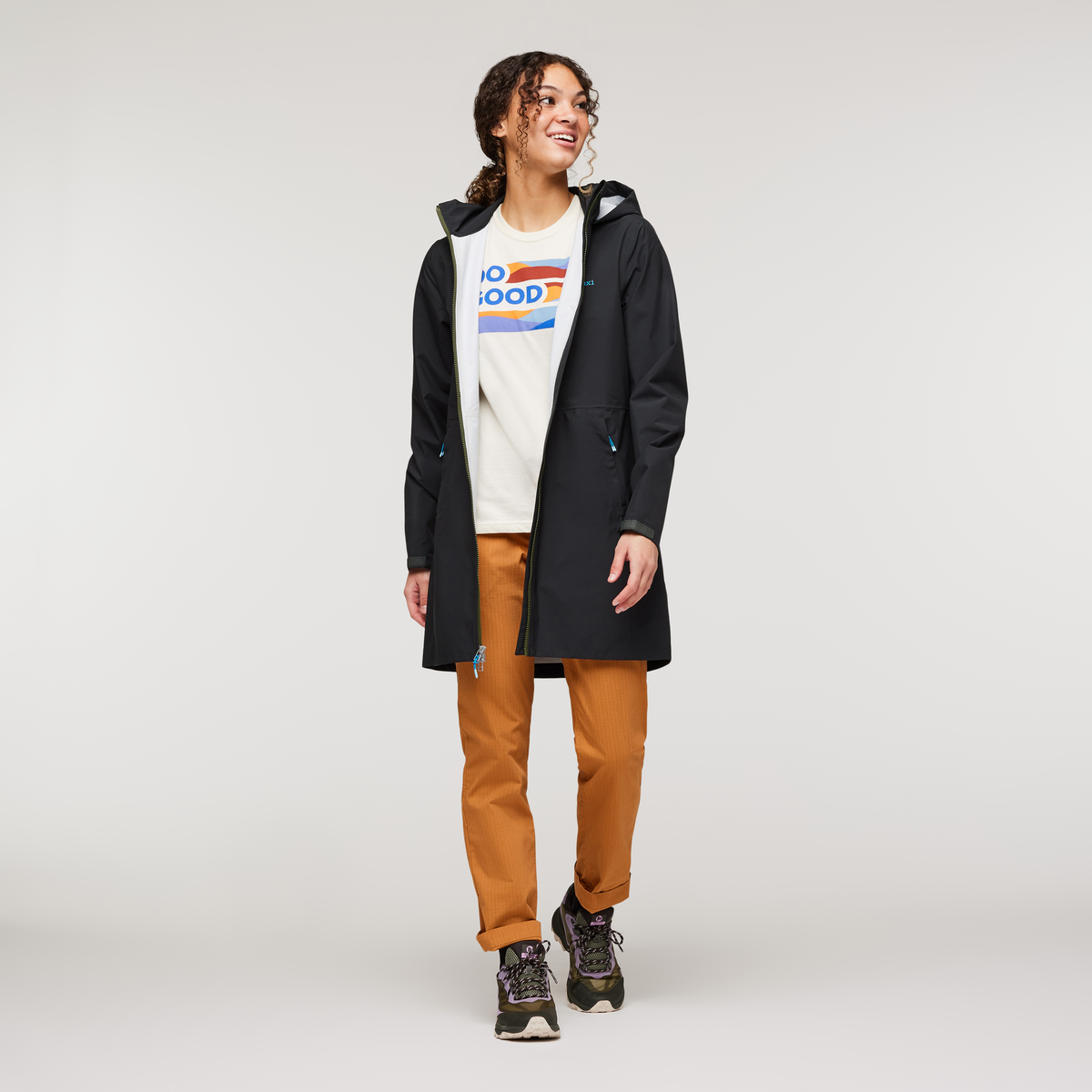 Cielo Rain Trench - Women's - Black - US 9416