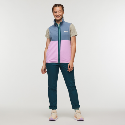 Amado Fleece Vest - Women's - Tempest/Orchid Bloom - US 3507