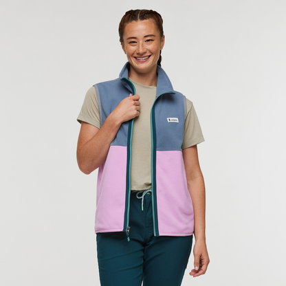 Amado Fleece Vest - Women's - Tempest/Orchid Bloom - US 3507