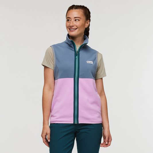 Amado Fleece Vest - Women's - Tempest/Orchid Bloom - US 3507
