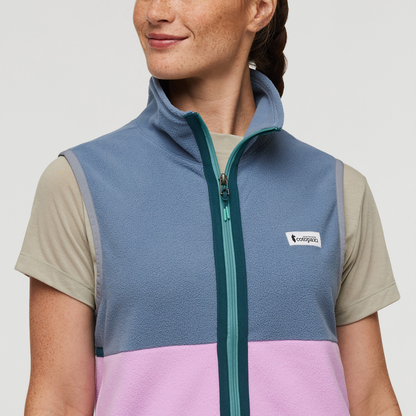 Amado Fleece Vest - Women's - Tempest/Orchid Bloom - US 3507