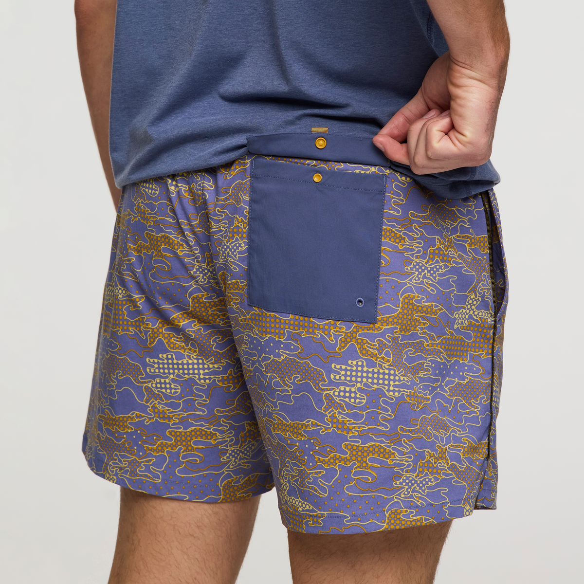 Brinco 5" Short - Print - Men's - Scenic Route Blue Smoke - US 3005