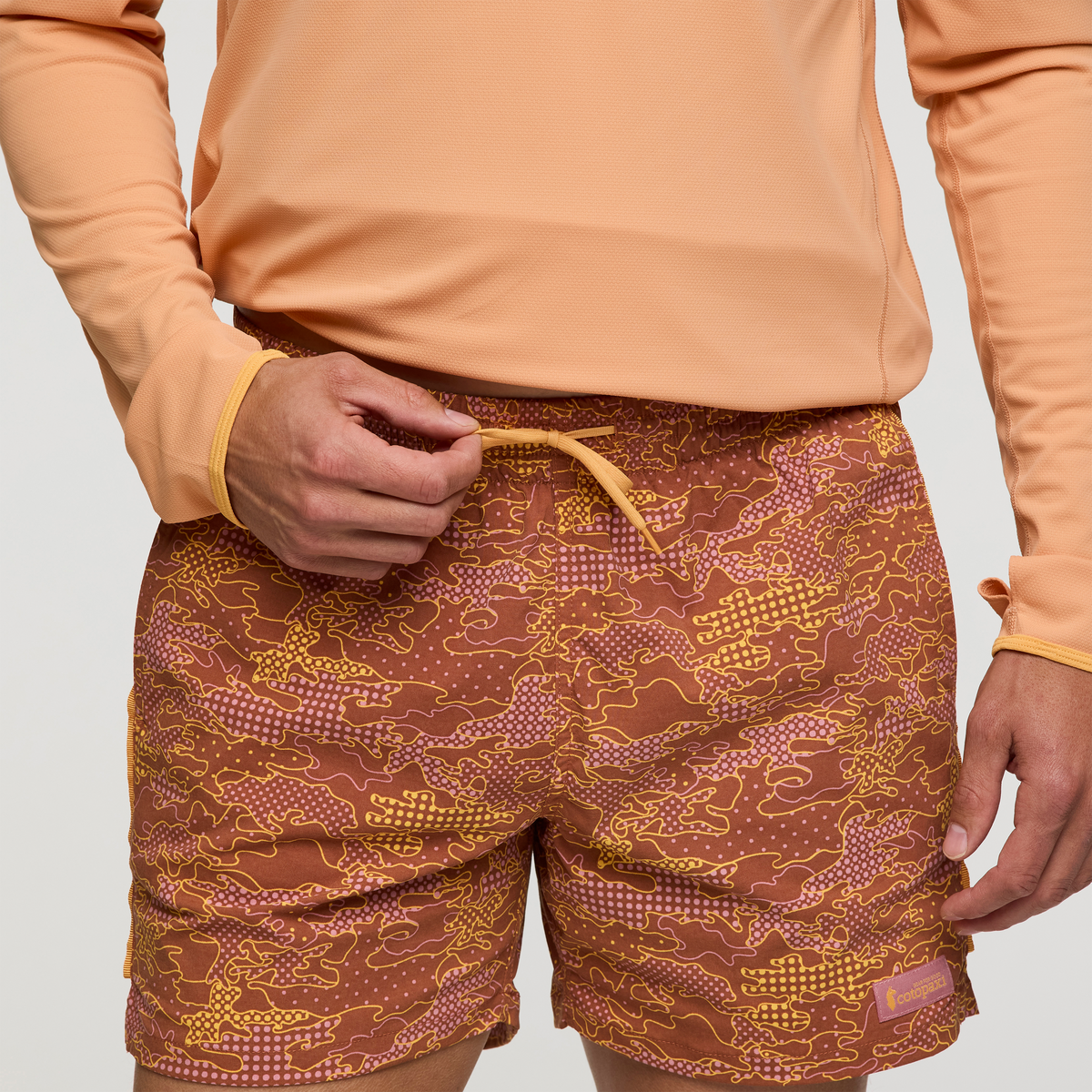 Brinco 5" Short - Print - Men's - Scenic Route Faded Brick - US 1541