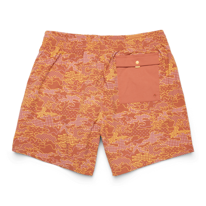 Brinco 5" Short - Print - Men's - Scenic Route Faded Brick - US 1541