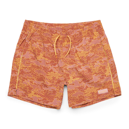 Brinco 5" Short - Print - Men's - Scenic Route Faded Brick - US 1541