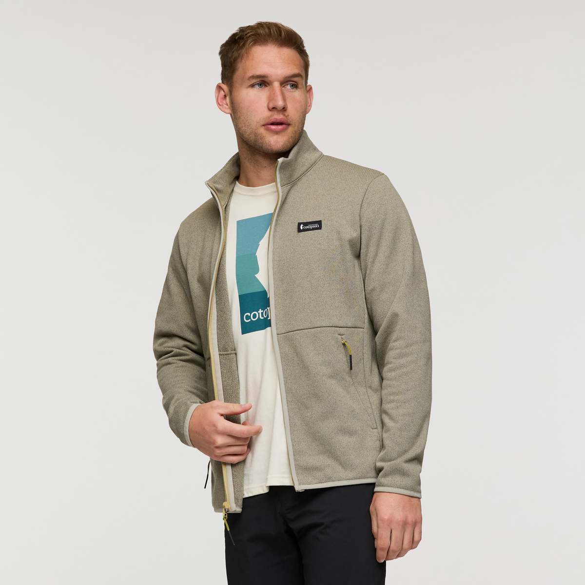 Envo Fleece Full-Zip Jacket - Men's - Heather Pebble - US 1088