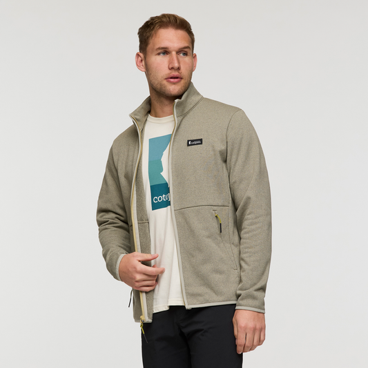 Envo Fleece Full-Zip Jacket - Men's - Heather Pebble - US 1088