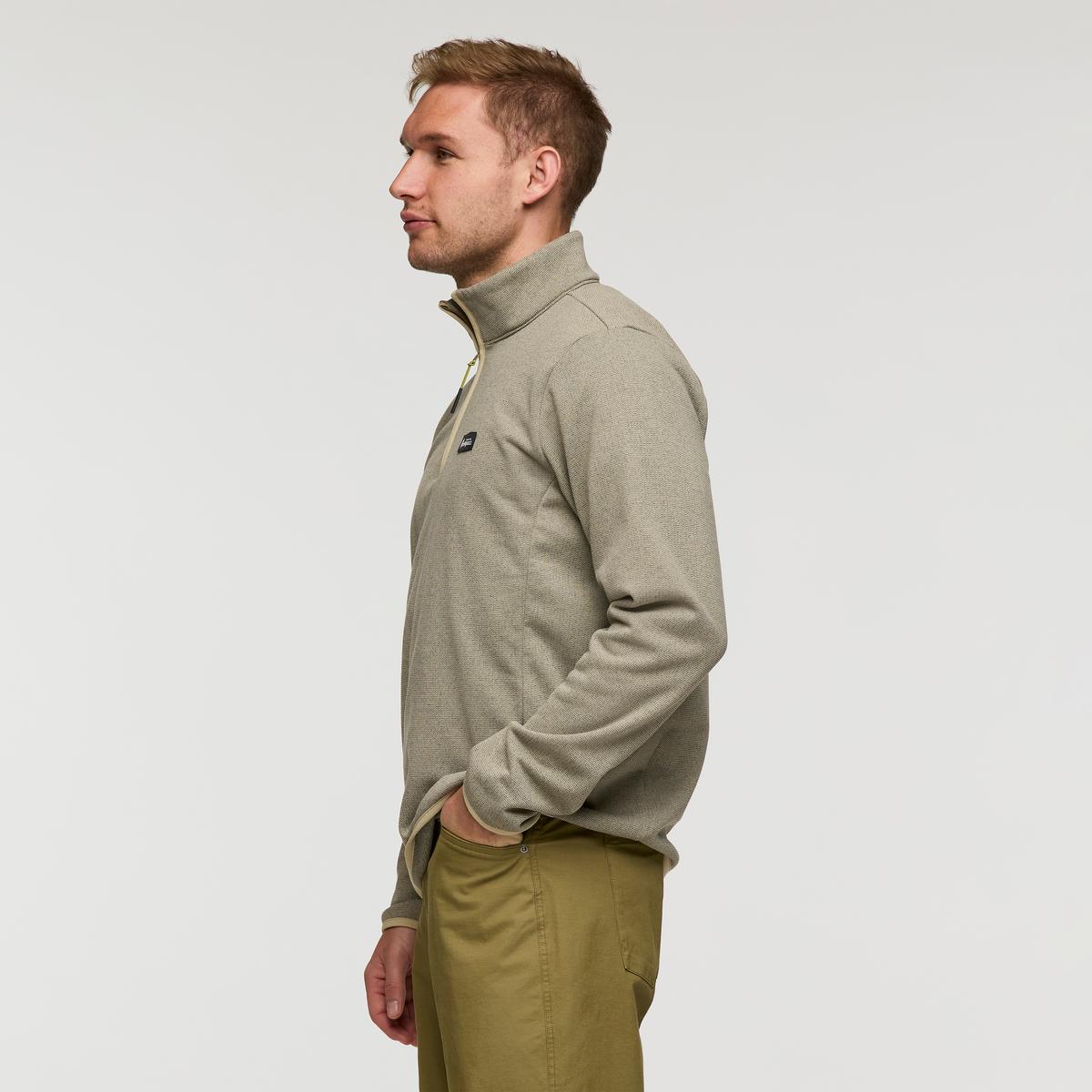 Envo Fleece Quarter-Zip Pullover - Men's - Heather Pebble - US 7826
