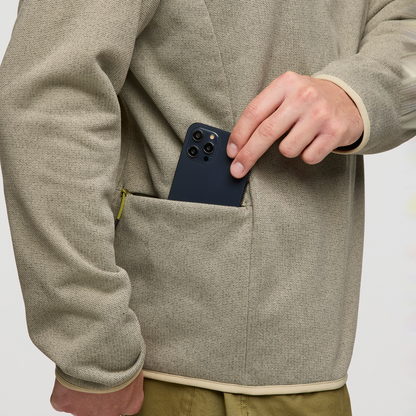 Envo Fleece Quarter-Zip Pullover - Men's - Heather Pebble - US 7826