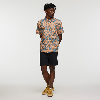 Estival Button Up Shirt - Print - Men's - Galactic Lemongrass - US 5622