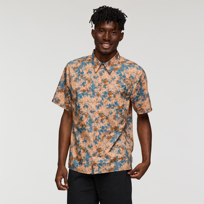 Estival Button Up Shirt - Print - Men's - Galactic Lemongrass - US 5622