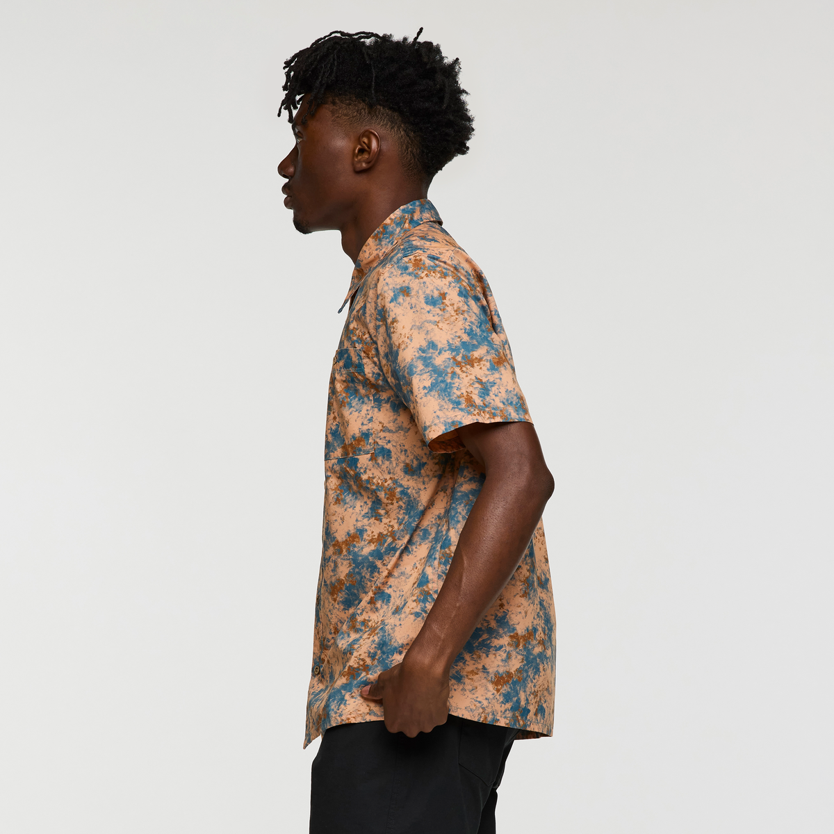 Estival Button Up Shirt - Print - Men's - Galactic Lemongrass - US 5622