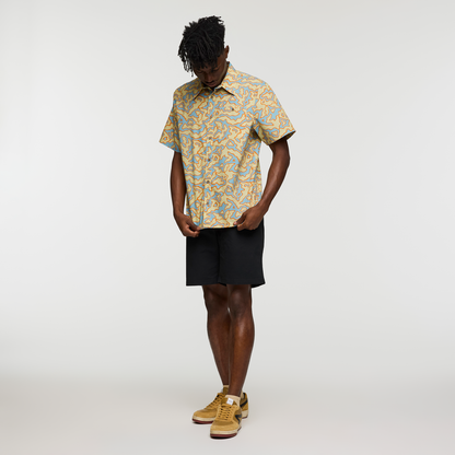 Estival Button Up Shirt - Print - Men's - Island Llama Grain - US 2511