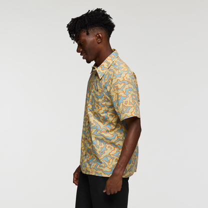 Estival Button Up Shirt - Print - Men's - Island Llama Grain - US 2511