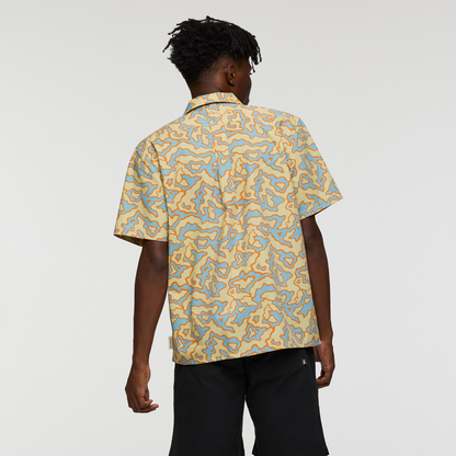 Estival Button Up Shirt - Print - Men's - Island Llama Grain - US 2511