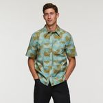 Estival Button Up Shirt - Print - Men's - Reflections Silver Leaf - US 8001