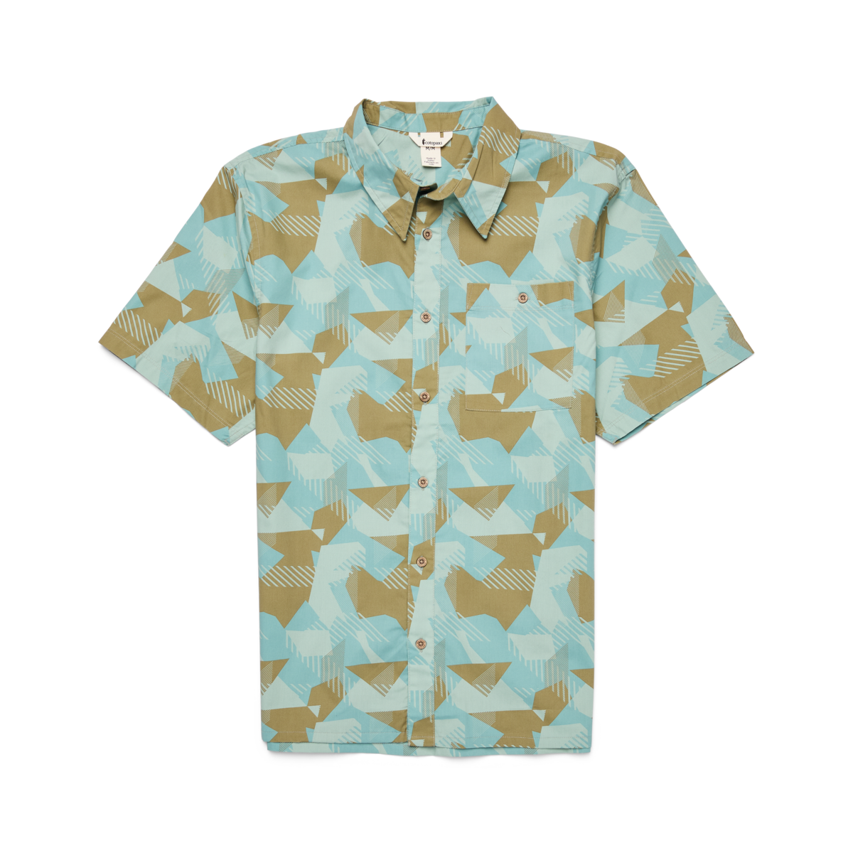Estival Button Up Shirt - Print - Men's - Reflections Silver Leaf - US 8001