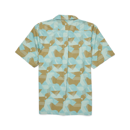 Estival Button Up Shirt - Print - Men's - Reflections Silver Leaf - US 8001