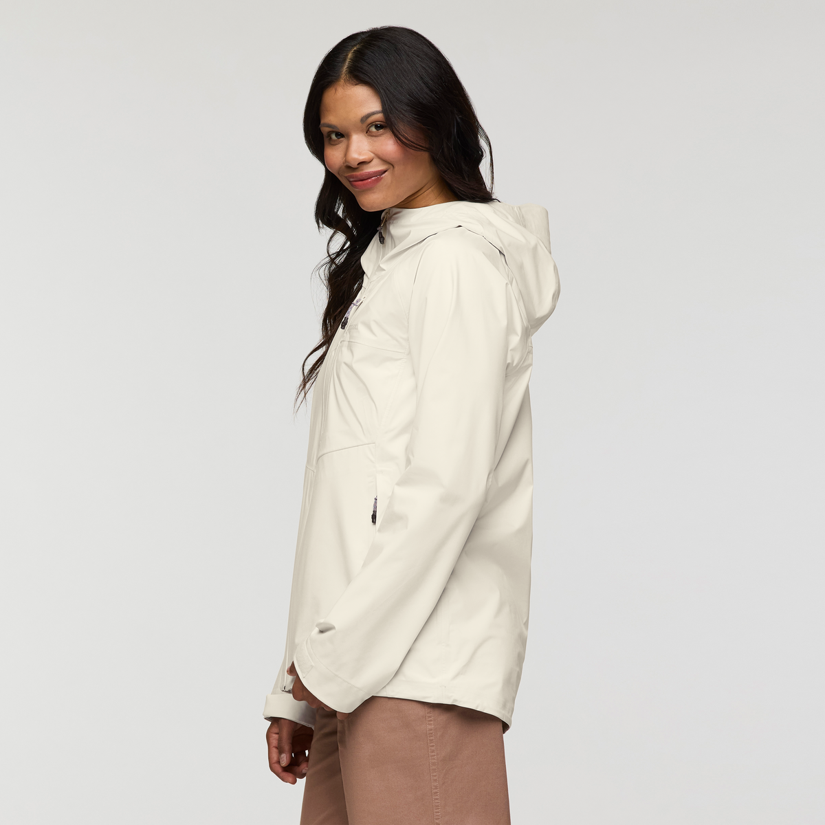 Impermeo 3L Hooded Shell Jacket - Women's - Cotopaxi Bone - US 7603