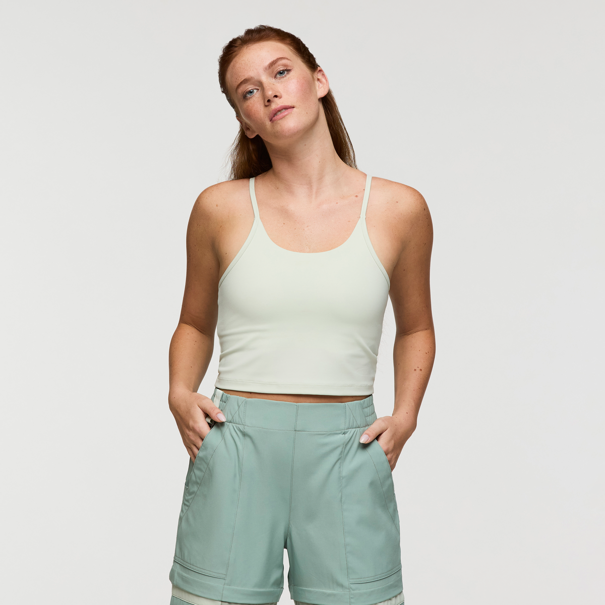 Muevo Scoop Tank - Women's - Blue Smoke - US 8491