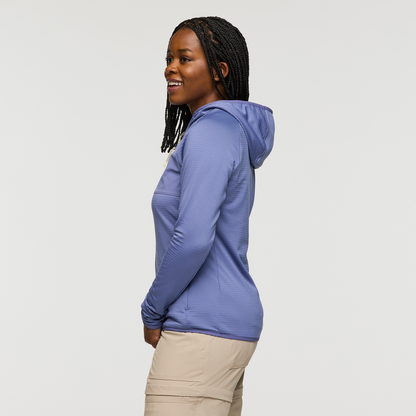 Otero Fleece Full-Zip Hooded Jacket - Women's - Blue Smoke - US 6079