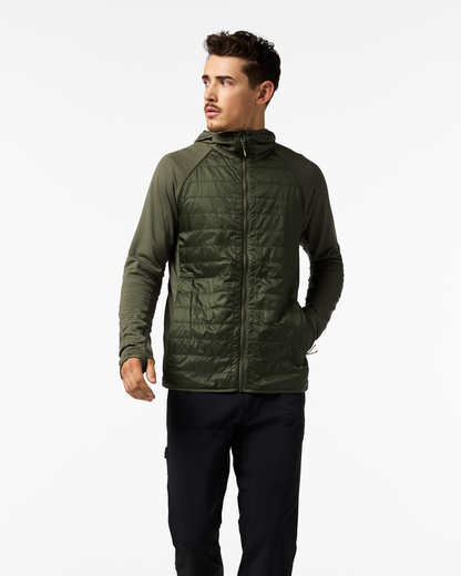 Capa Hybrid Insulated Hooded Jacket - Men's - Fatigue - US 8517
